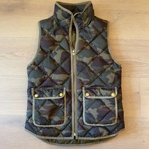 J. Crew Excursion Vest in Camo